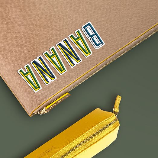 luggage monogram stickers