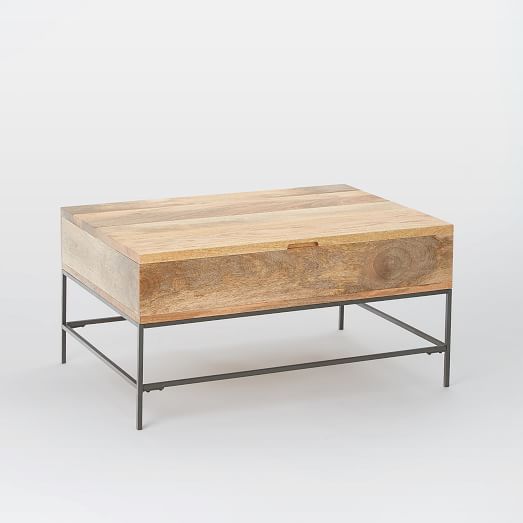 Industrial Storage Pop Up Coffee Table Your search ends here at simpli home. industrial storage pop up coffee table