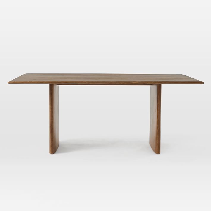 Anton Solid Wood Dining Table Burnt Wax West Elm