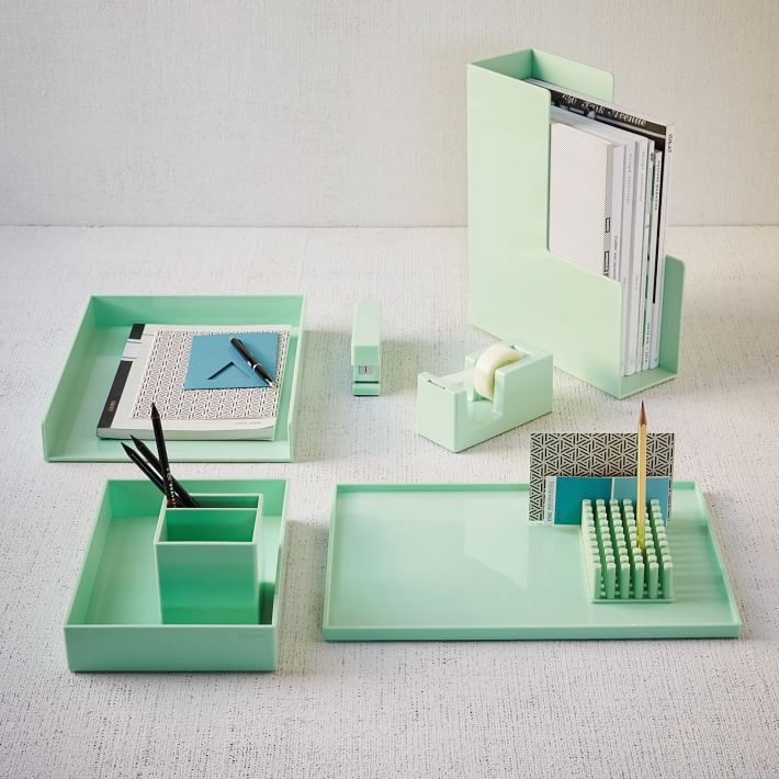 Color Pop Desk Accessories Mint