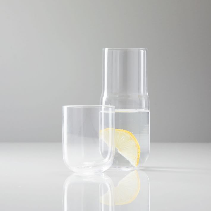 Bedside Carafe Glass Set