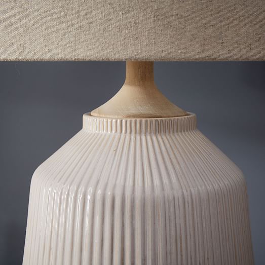 large pottery table lamps