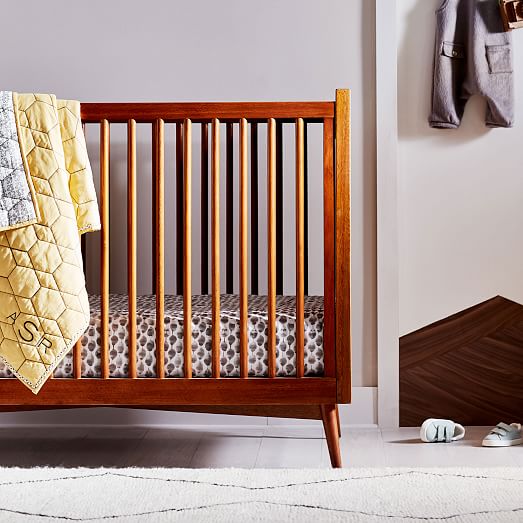 west elm mid century convertible crib review