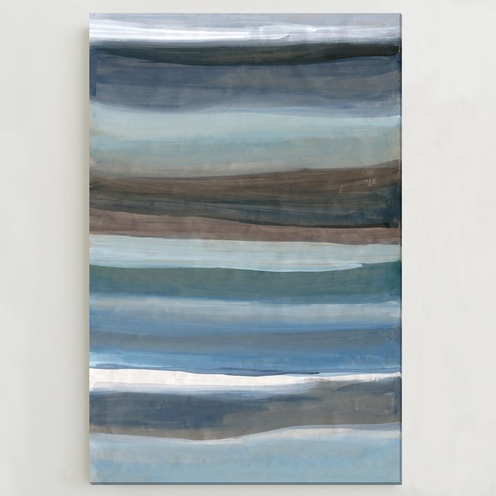 Sarah Campbell Wall Art Oversized Abstract Waves