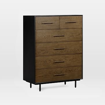 oak tall boy dresser