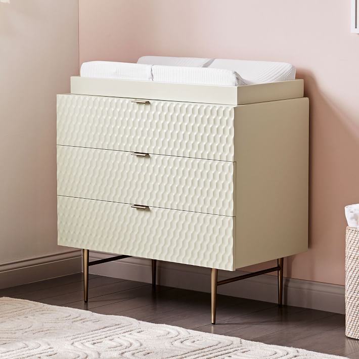 ivory changing table