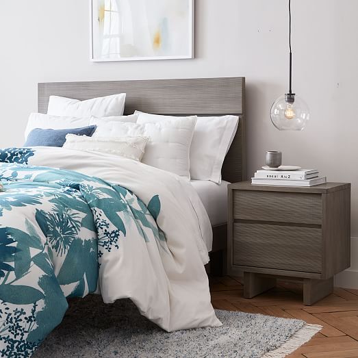 Arbor Textured Wood Nightstand