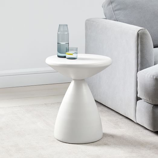 silver lamp tables