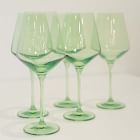 Estelle Colored Glass Stemmed Wine Glass Check out our colored wine glass selection for the very best in unique or custom, handmade pieces from our wine glasses & charms shops. estelle colored glass stemmed wine glass