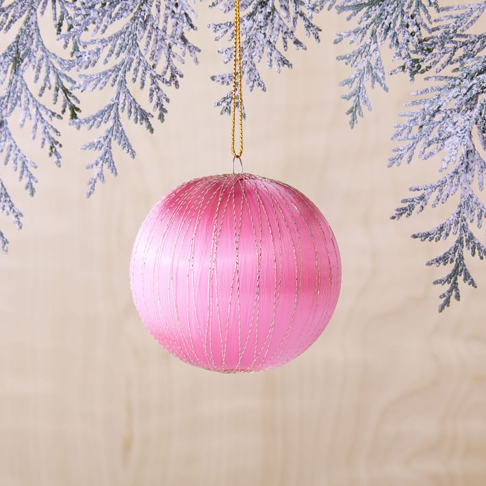 Download Vintage Satin Ball Ornament PSD Mockup Templates