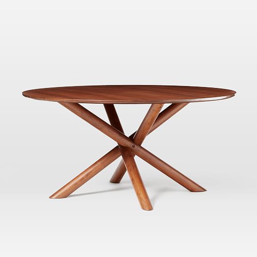 Jax Round Dining Table - Round Dining Table Walnut