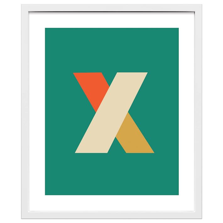 Framed Letter Wall Art West Elm