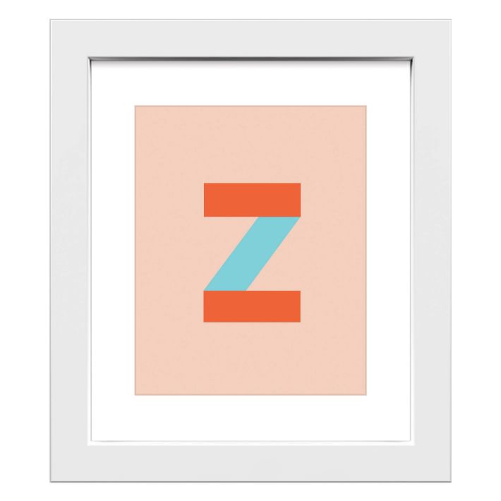 Framed Letter Wall Art West Elm