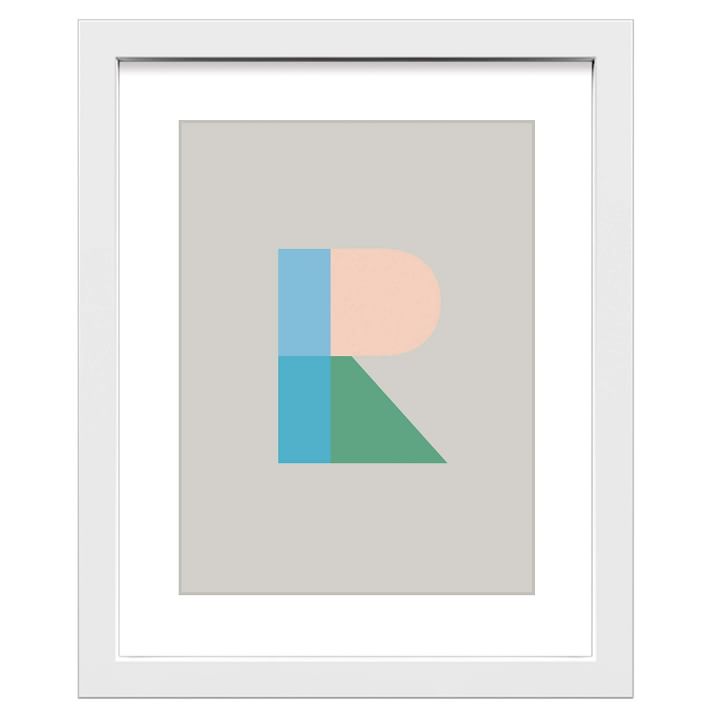 Framed Letter Wall Art West Elm