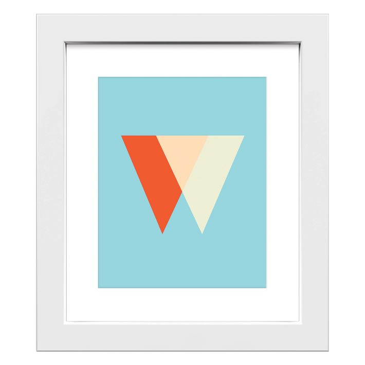 Framed Letter Wall Art West Elm