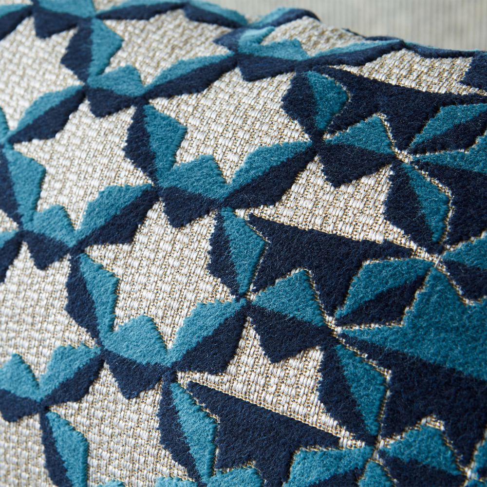 SpringHill Suites Flocked Zip Pillow Cover West Elm