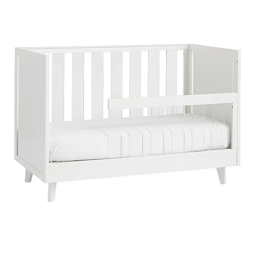 Sloan Acrylic Convertible Crib - White