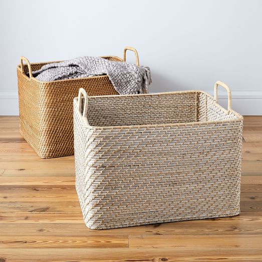 Modern Weave Oversized Storage Basket W Handles Share your story & tag @westelm ✨ like2b.uy/westelm. modern weave oversized storage basket w handles