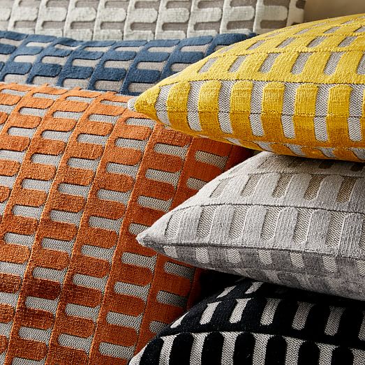 Cut Velvet Archways Pillow Covers