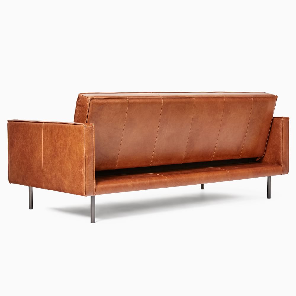 Axel Full Leather Futon West Elm