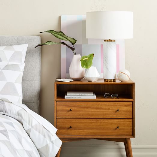 Mid Century Grand Nightstand
