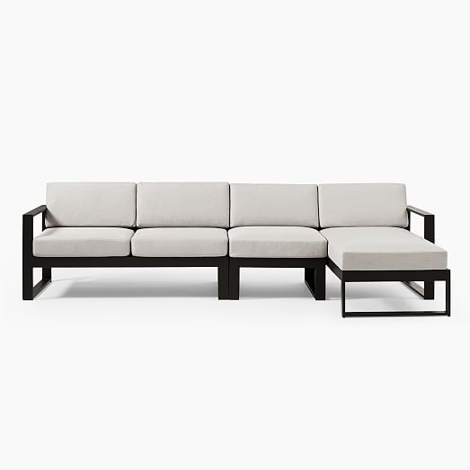 Black Aluminum Outdoor Sectional Off 56 - West Park Black Aluminum Outdoor Patio Sectional Sofa Black Aluminum Outdoor Sectional Off 56 - West Park Black Aluminum Outdoor Patio Sectional Sofa