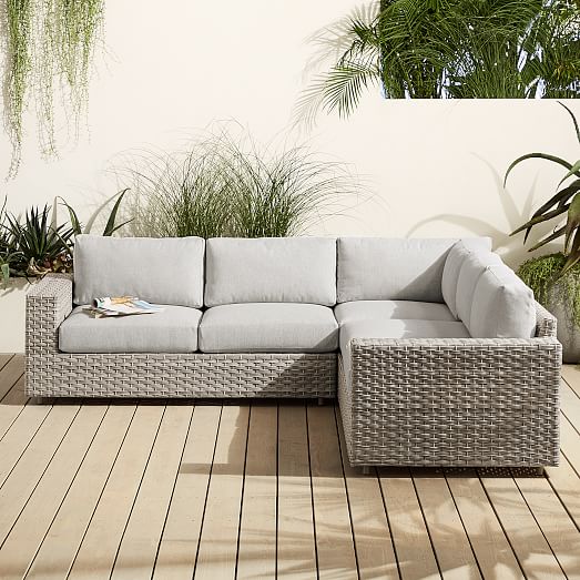 Urban Outdoor 3-Piece L-Shaped Sectional