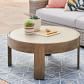 Portside Outdoor Round Concrete Coffee Table | West Elm