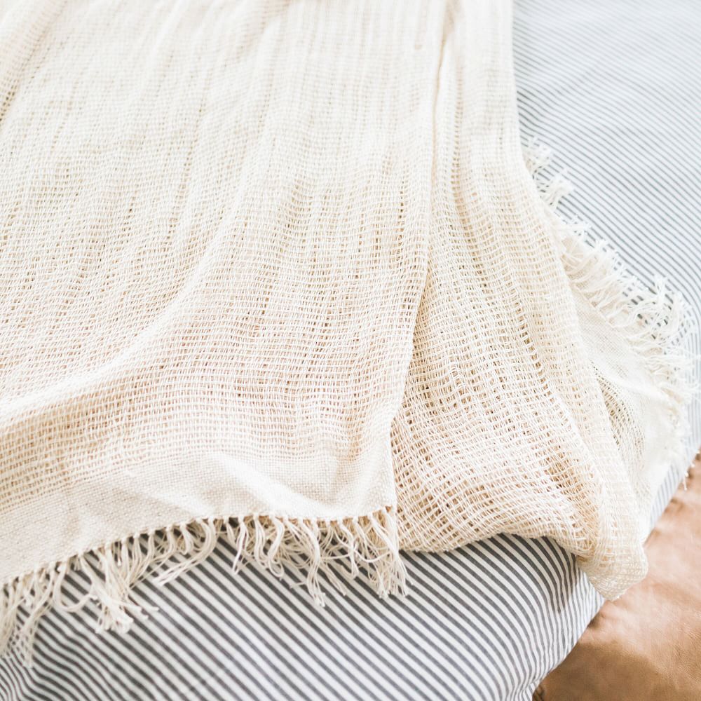 open weave summer blanket