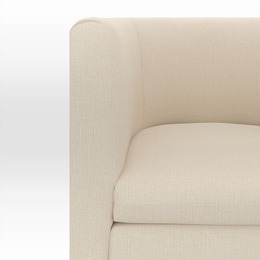 gabrielle linen tub chair