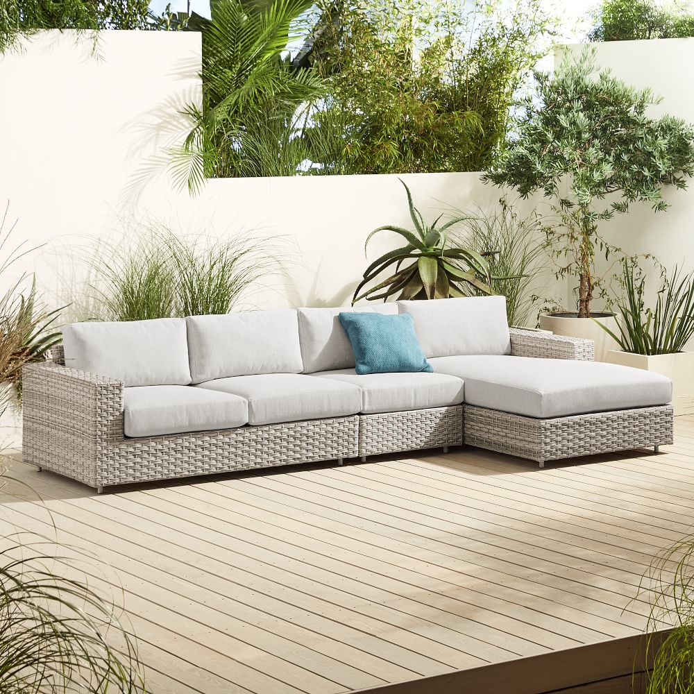 Urban Outdoor 3-piece Chaise Sectional 