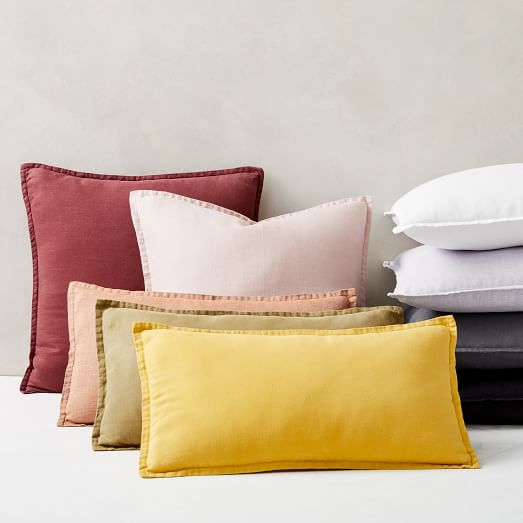 yellow throws and pillows