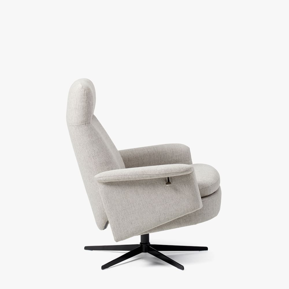 Crescent Swivel Recliner | West Elm