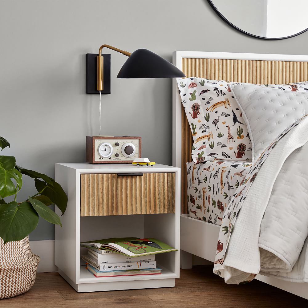 Quinn Nightstand White West Elm