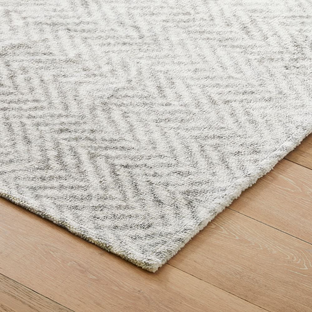 Herringbone Washable Rug West Elm