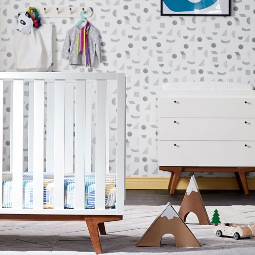 west elm modern convertible crib