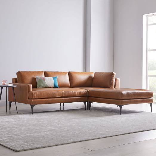 Tan Leather Lounge With Chaise Off 53, Leather Sofa And Chaise Lounge