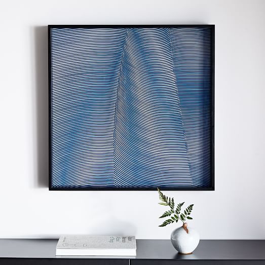 Optic Wall Art Blue Topaz