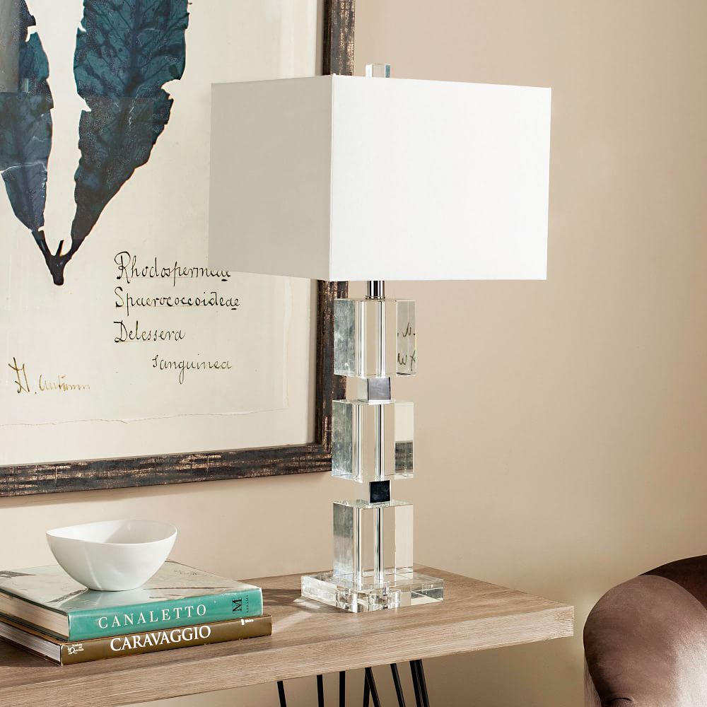 Crystal Table Lamp Stacked