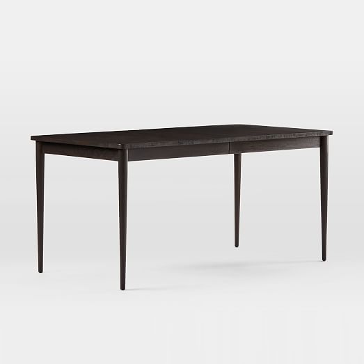 Modern Farmhouse Expandable Dining Table Dark Mineral