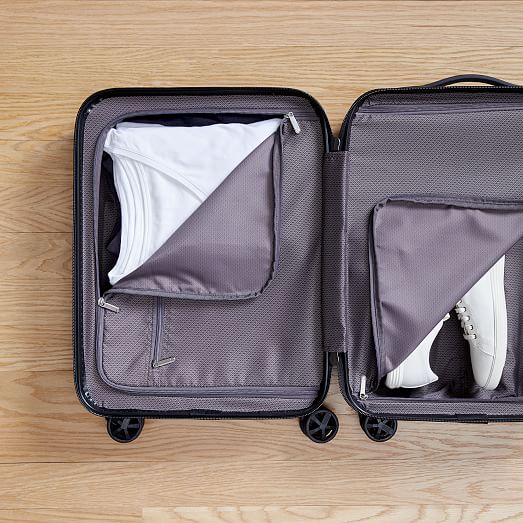 west elm hardside spinner luggage