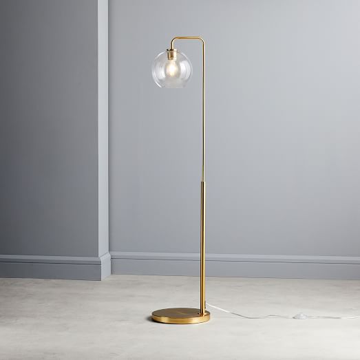 Sculptural Glass Floor Lamp, Build A Floor Lamp