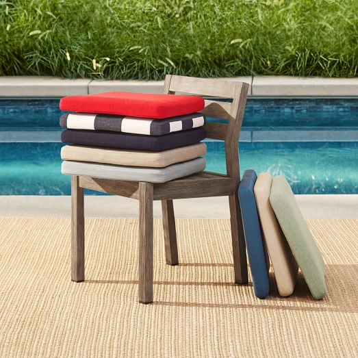 Portside Dining Collection Outdoor, Sunbrella Outdoor Dining Chair Cushions