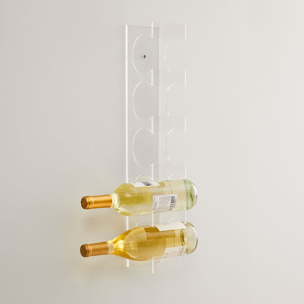 Acrylic Wall Mount Wine Rack