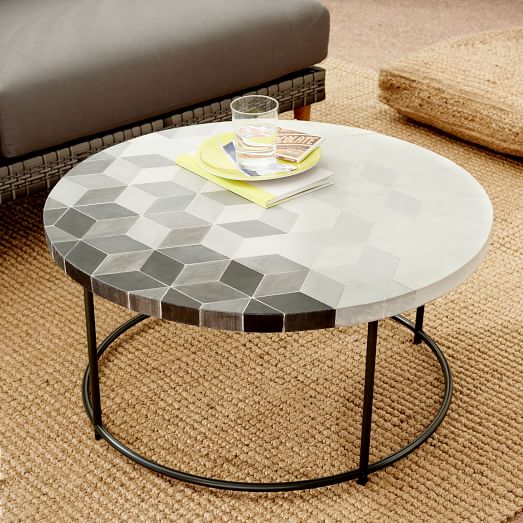 west elm mosaic table