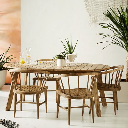 outdoor dining set west elm