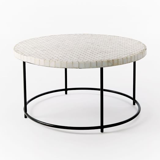Mosaic Tiled Outdoor Coffee Table, Mosaic Coffee Table Outdoor