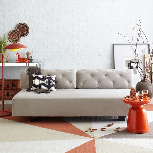 Tillary Tufted Sofa 74 5 Tillary Tufted Sofa 74 5, West Elm Tufted Sofa Velvet