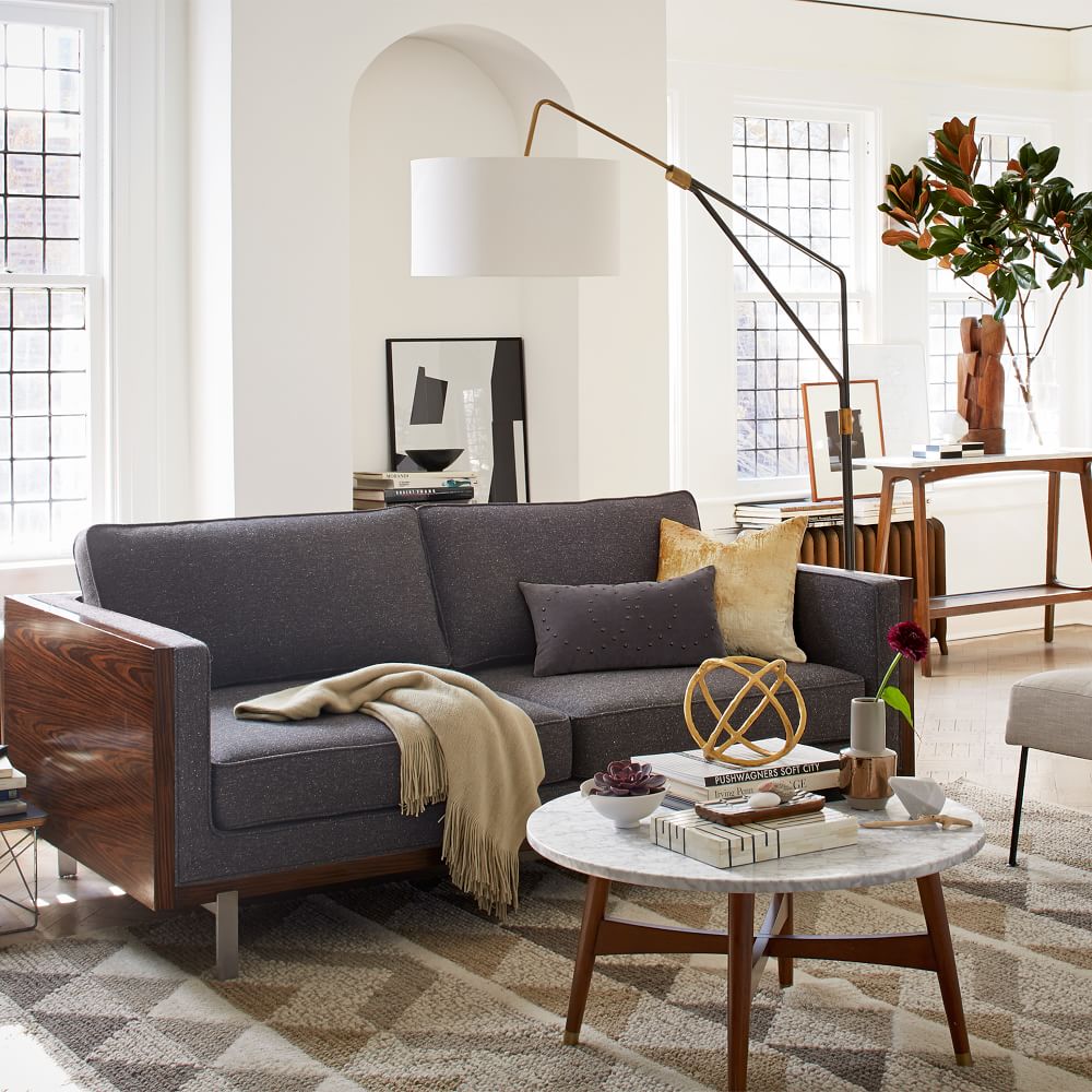 Mid-Century Overarching Floor Lamp | West Elm