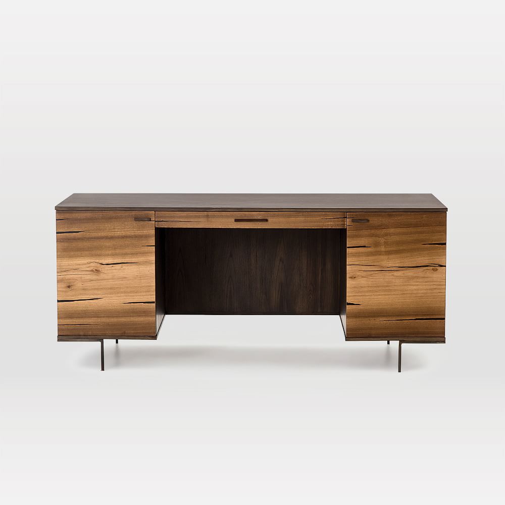 Natural Wood Desk | West Elm